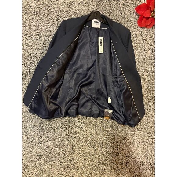 Men's XL Black  Blazer Gold Buttons Formal Classic Fit - Picture 2 of 9